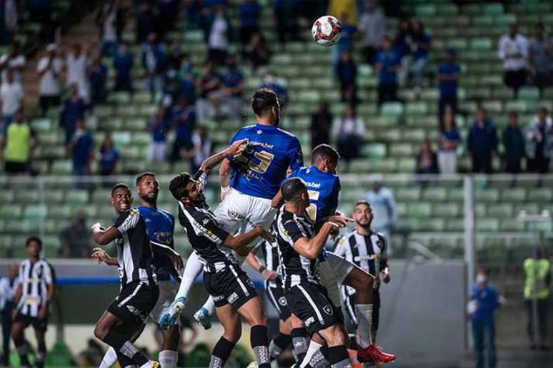 O Botafogo somou um ponto em Belo Horizonte (Foto: Bruno Haddad/Cruzeiro)