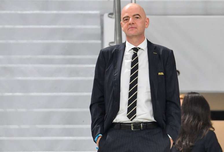 Infantino defende a realização da Copa do Mundo a cada dois anos (Foto: GIUSEPPE CACACE / AFP)