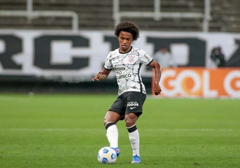 Willian acabou sendo substituído com menos de dez minutos de jogo (Foto: Rodrigo Coca/Ag. Corinthians)