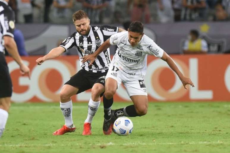 Santos perdeu para o Atlético-MG por 3 a 1 na noite desta quarta-feira, no Mineirão (Foto: Ivan Storti/Santos FC)