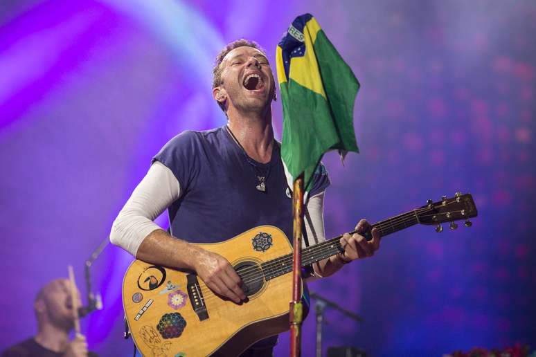 Coldplay se apresentou no Allianz Parque, em São Paulo, em 2017