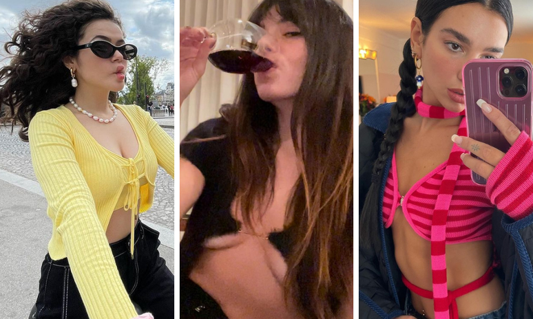 Maisa, Isis Valverde e Dua Lipa (Fotos: Reprodu&ccedil;&atilde;o/Instagram)