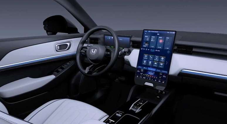 Honda e:NS1: multim&iacute;dia de 15,2''