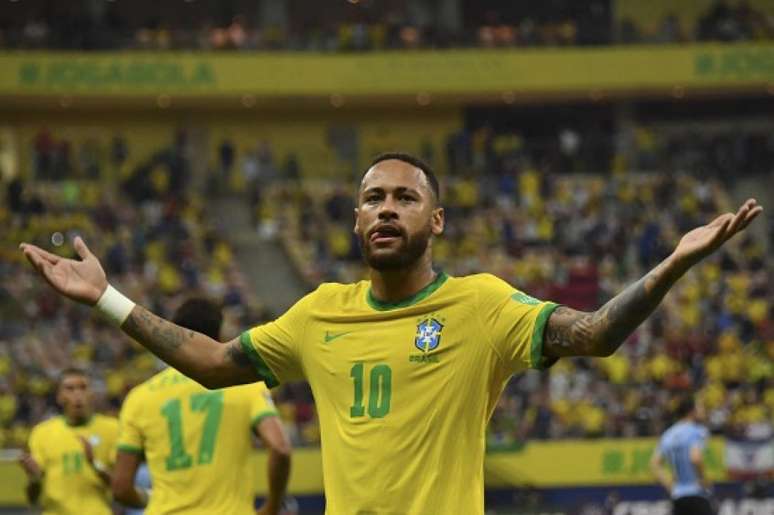 Neymar deu show, e a Seleção Brasileira atropelou o Uruguai (FOTO: NELSON ALMEIDA / AFP)