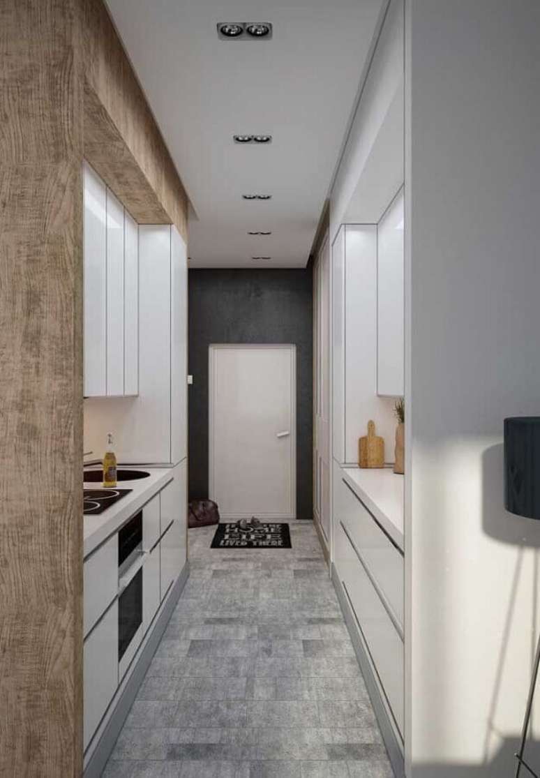 27. Cores claras para decora&ccedil;&atilde;o de cozinha de luxo pequena &ndash; Foto: Home Fashion Trend