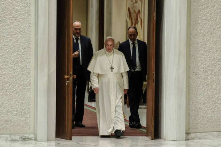 Papa Francisco em audiência geral no Vaticano