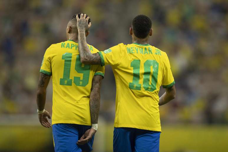 Raphinha e Neymar tiveram grande atuação contra o Uruguai