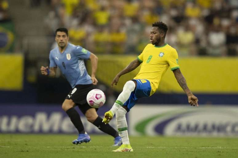 Fred recebeu uma das maiores notas do LANCE! na partida (Foto: Lucas Figueiredo/CBF)