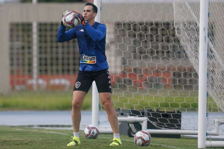 Gatito Fernández em ação pelo Botafogo (Foto: Vítor Silva/Botafogo)