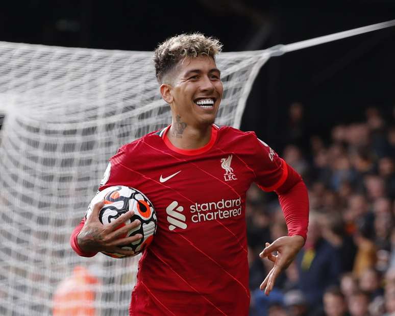 Roberto Firmino marcou três vezes pelo Liverpool 