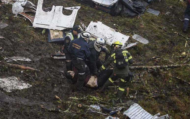 Tragédia em voo da Chapecoense deixou 71 mortos (Foto: Nelson Almeida)