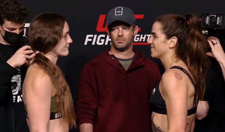 Norma Dumont (à dir) vai enfrentar Aspen Ladd na luta principal do card (Foto: Reprodução/YouTube UFC)