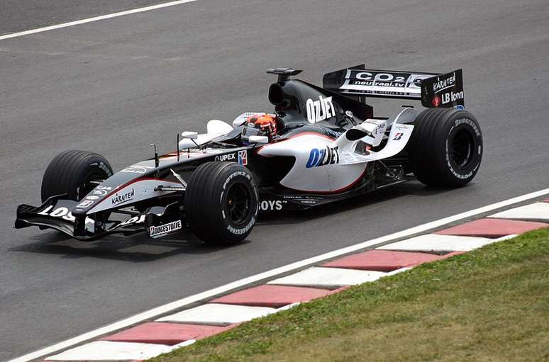 Christijan Albers com a Minardi PS05 no GP do Canadá