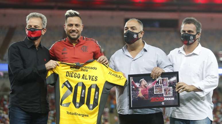 Diego Alves será titular nesta noite (Foto: Gilvan de Souza/Flamengo)