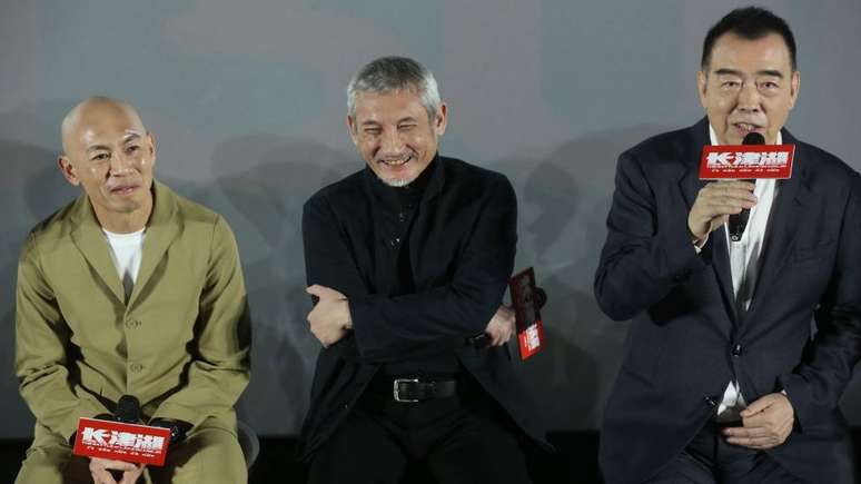 Os diretores Dante Lam, Tsui Hark e Chen Kaige são cineastas famosos na China