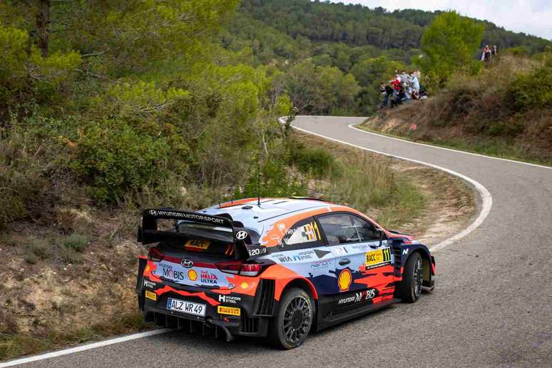 Thierry Neuville em ação na Espanha 