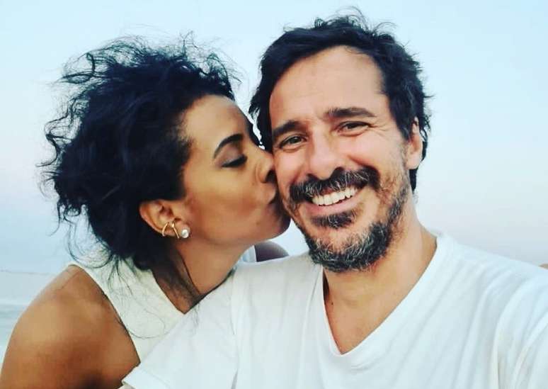 Aline Midlej e Rodrigo Cebrian estão juntos há três anos