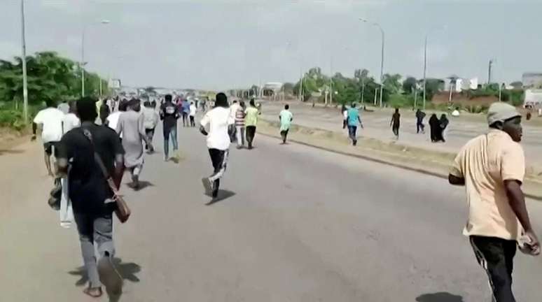 Protesto em Abuja, Nigéria 
(28/09/2021)