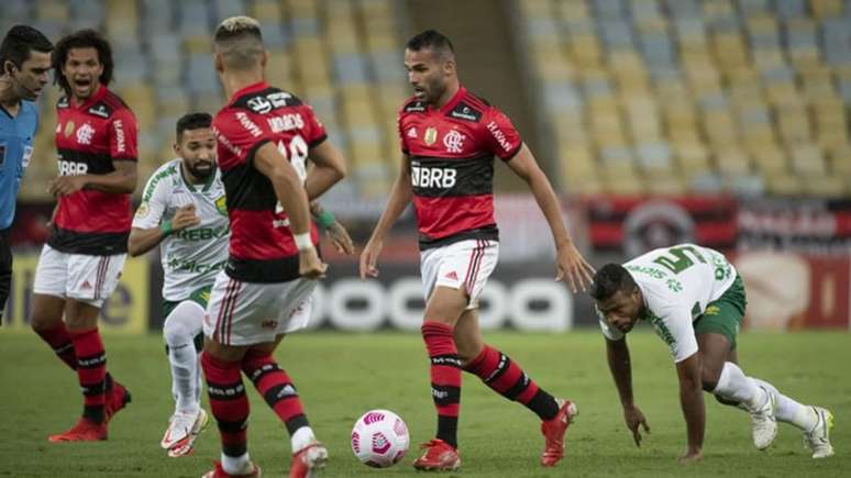 Flamengo não saiu do zero com o Cuiabá (Foto: Alexandre Vidal/Flamengo)