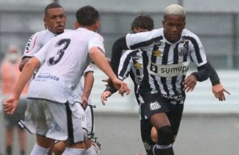 Santos perdeu por 1 a 0 para o EC São Bernardo na Copa Paulista (Foto: Pedro Ernesto Guerra Azevedo/Santos FC)