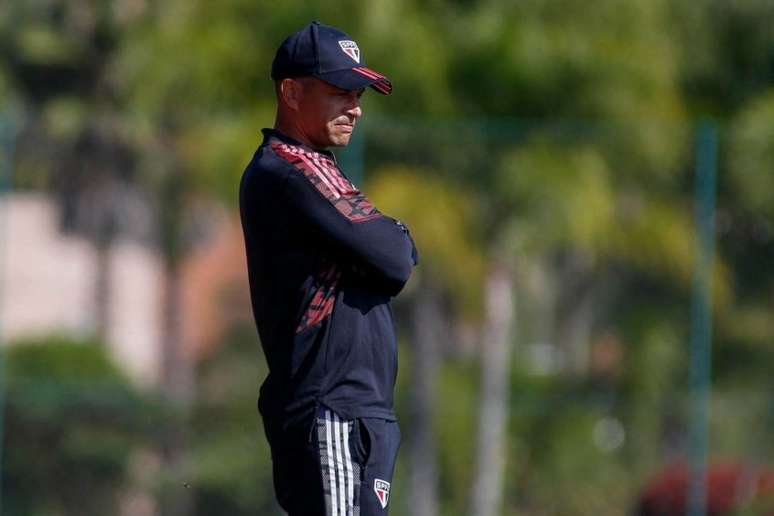 São Paulo empatou com o Athletico-PR na ida das quartas do Brasileiro sub-20 (Foto: Miguel Schincariol/Saopaulofc)