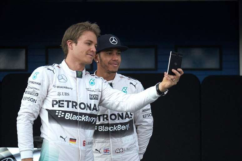 Rosberg e Hamilton foram companheiros entre 2013 e 2016 na Mercedes 