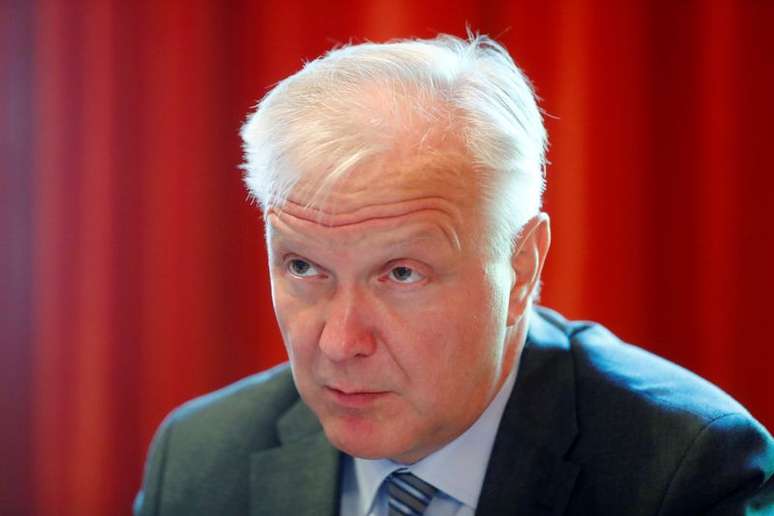 O presidente do banco central da Finlândia, Olli Rehn, fala durante entrevista em Helsinque, Finlândia, em 17 de julho de 2018. REUTERS/Ints Kalnins