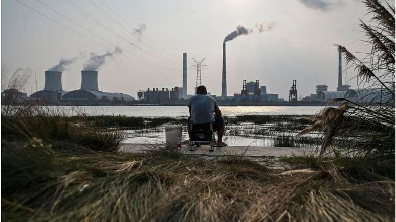 China depende do carvão para a maior parte de seu fornecimento de eletricidade
