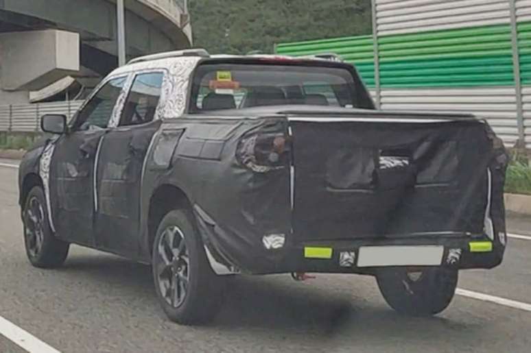 Nova Chevrolet Montana em testes na Coreia do Sul