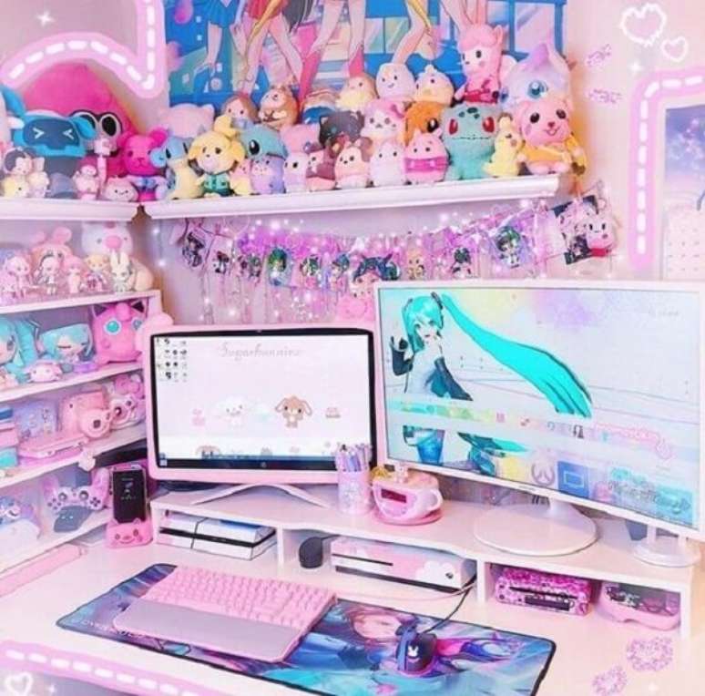 27. Decore cada cantinho do quarto gamer feminino. Fonte: Wattpad