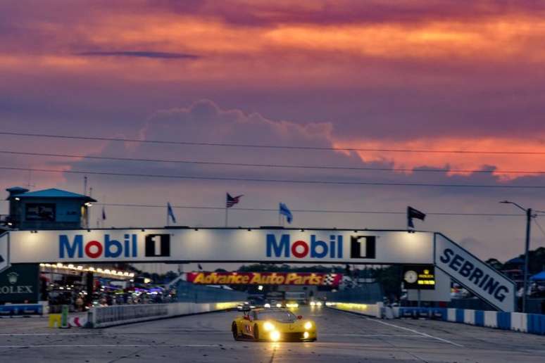 O circuito de Sebring recebendo as 12 Horas, sua prova mais importante