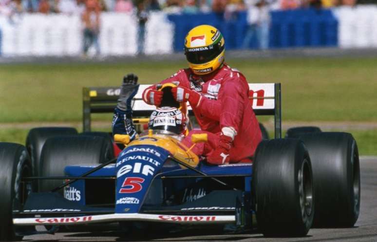 Senna pegou uma carona com seu rival no título naquele ano