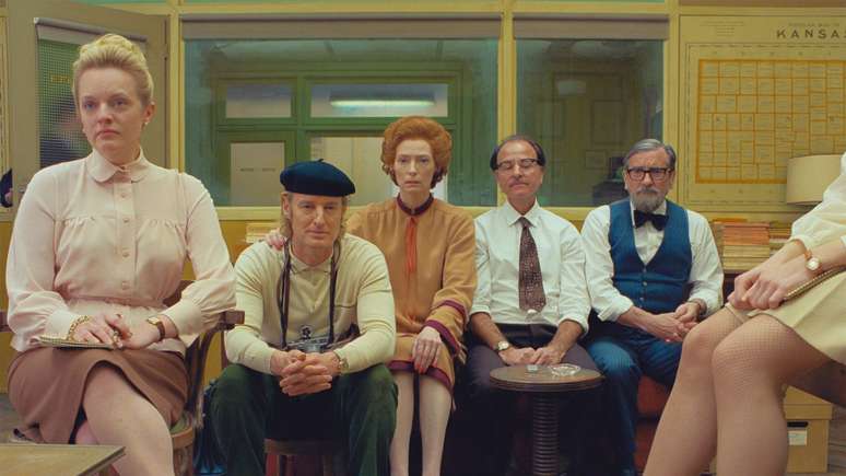 Cena do filme "A Crônica Francesa", de Wes Anderson