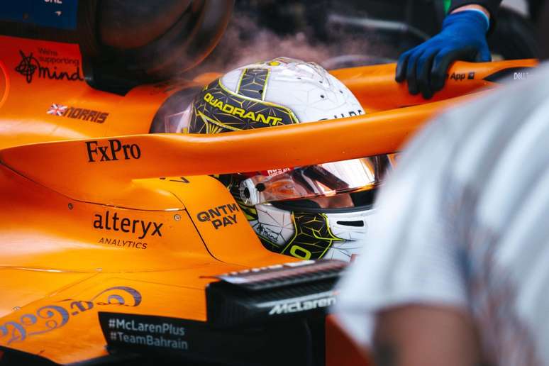 Lando Norris antes da largada para o GP da Turquia 