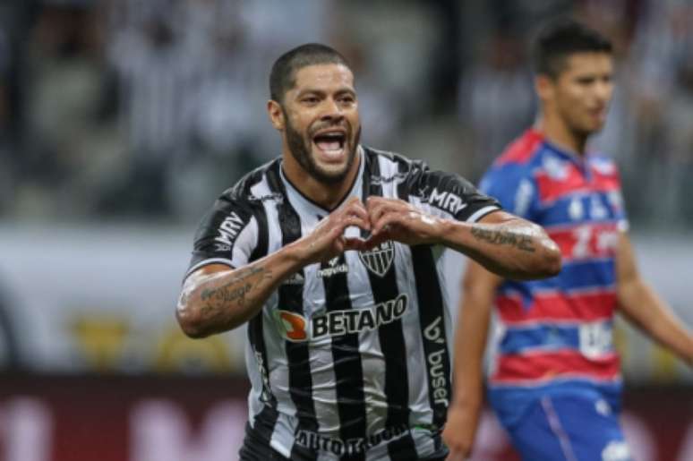 Hulk fez um dos gols do Galo no jogo (Foto: Pedro Souza / Atlético-MG)