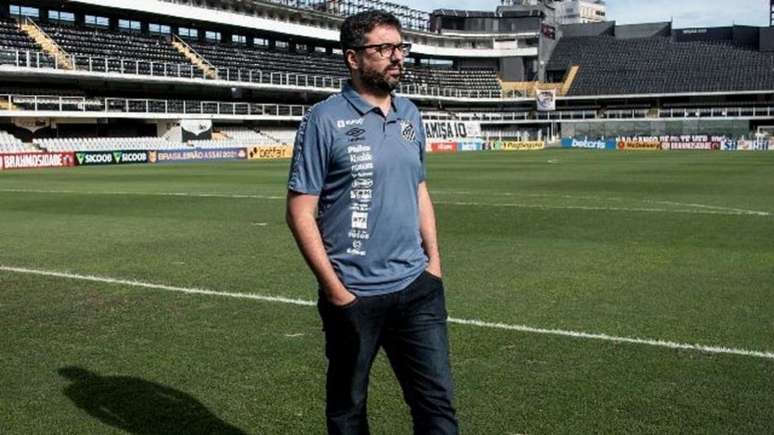 O executivo de marketing do Santos, Rafael Soares, destacou a importância da parceria (Foto: Ivan Storti/SantosFC)