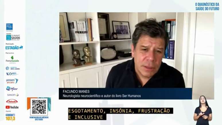 Para Facundo Manes, neurocientista argentino, a saúde mental foi um assunto negligenciado por vários governos durante o combate à pandemia