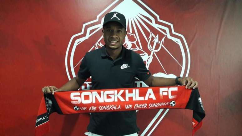 Natan Oliveira é destaque do Songkhla (Foto: Divulgação / Songkhla FC)