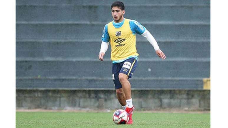 Lacava foi contratado como promessa do futebol venezuelano (Foto: Pedro Ernesto Guerra Azevedo/Santos)