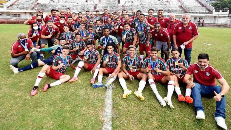 Fluminense foi campeão do Carioca Sub-20 sobre o Flamengo (Foto: Mailson Santana/Fluminense FC)