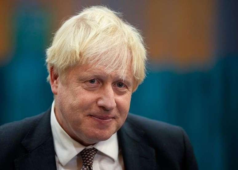 Primeiro-ministro do Reino Unido, Boris Johnson, em Londres
22/10/2021 Matt Dunham/Pool via REUTERS