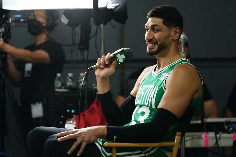 Enes Kanter, pivô do Boston Celtics
27/09/2021
David Butler II-USA TODAY Sports