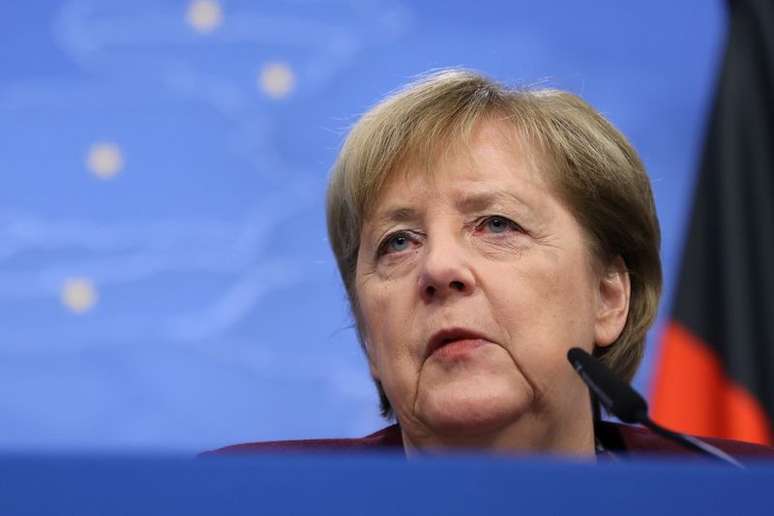 Chanceler alemã, Angela Merkel
22/10/2021
Aris Oikonomou/Pool via REUTERS