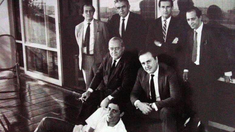 Chico Buarque, Vinicius de Moraes e Sergio Porto, Paulo Mendes Campos, Rubem Braga, Fernando Sabino e Carlinhos de Oliveira