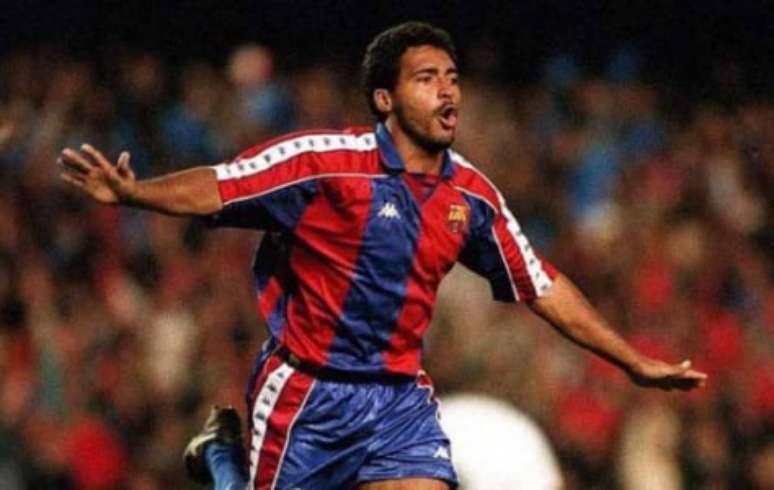 Romário em ação pelo Barcelona (Foto: Divulgação)