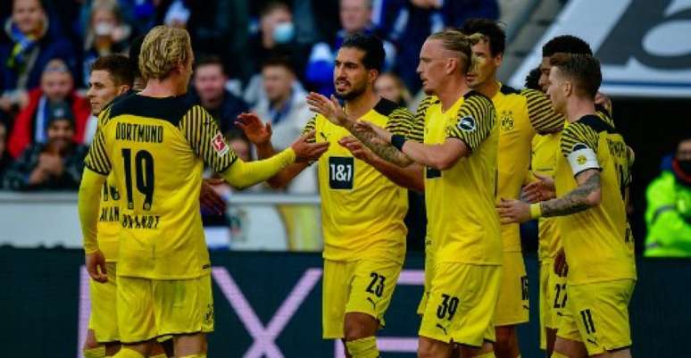 Dortmund construiu grande vitória sobre o Arminia fora de casa (SASCHA SCHUERMANN / AFP)