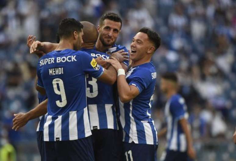 Porto venceu o Tondela por 3 a 1 (Foto: MIGUEL RIOPA / AFP)