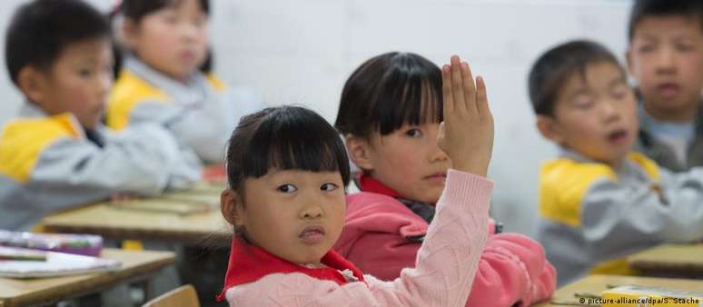 Sistema educacional chinês é ultracompetitivo e crianças fazem exames desde cedo
