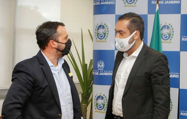 Mário Bittencourt, presidente do Flu, teve reuniões com governador e prefeito do Rio de Janeiro (Comunicação/FFC)