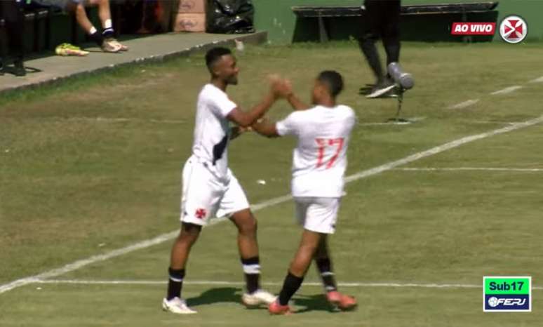 Vasco goleia o Macaé e enfrenta o Botafogo nas quartas do Campeonato Carioca Sub-17 (Reprodução/VascoTV)